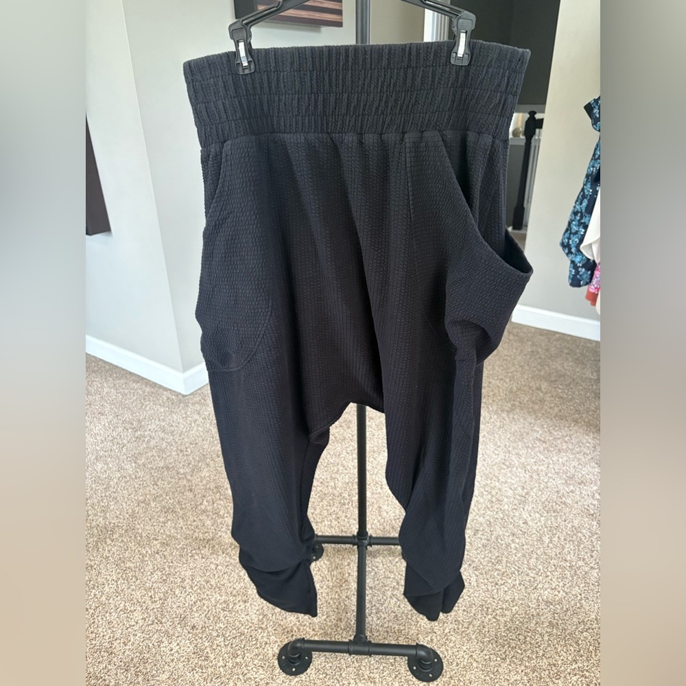 Free People Black Harem Style Pants